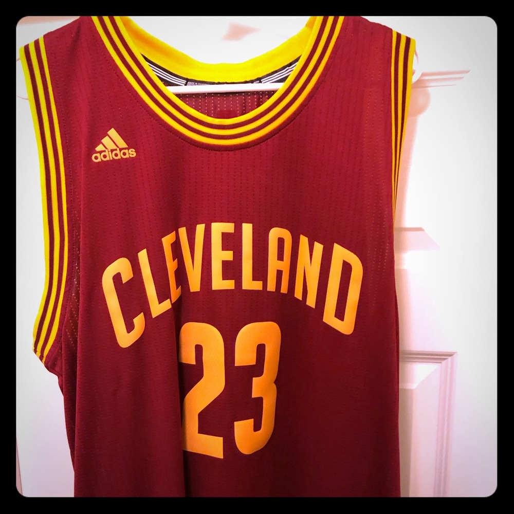 Lebron James authentic Adidas Swingman Cavs Jersey